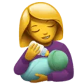 👩‍🍼 Wanita Menyusui Bayi Apple