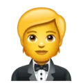🤵 Orang Memakai Tuksedo WhatsApp