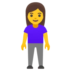 🧍‍♀️ Wanita Berdiri Google