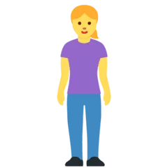 🧍‍♀️ Wanita Berdiri Twitter