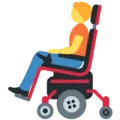 🧑‍🦼 Orang dengan Kursi Roda Bermotor Twitter