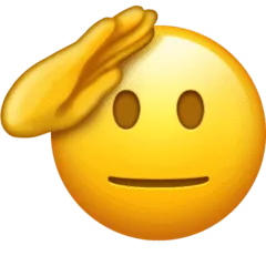 🫡 Wajah Memberi Hormat Emojipedia