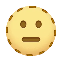 🫥 Wajah dengan Garis Titik titik Emojipedia