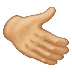 🫱🏼 Tangan Menghadap Kanan Warna Kulit Cerah Sedang Emojipedia