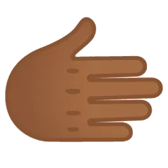 🫱🏾 Tangan Menghadap Kanan Warna Kulit Gelap Sedang Google