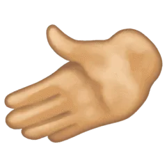 🫲🏼 Tangan Menghadap Kiri Warna Kulit Cerah Sedang Emojipedia