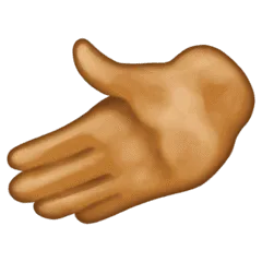 🫲🏽 Tangan Menghadap Kiri Warna Kulit Sedang Emojipedia
