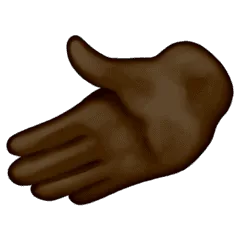 🫲🏿 Tangan Menghadap Kiri Warna Kulit Gelap Emojipedia