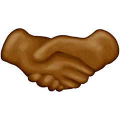 🤝🏾 Jabat Tangan Warna Kulit Gelap Sedang Emojipedia