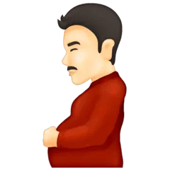 🫃🏻 Pria Hamil Warna Kulit Cerah Emojipedia