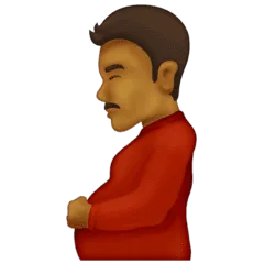 🫃🏾 Pria Hamil Warna Kulit Gelap Sedang Emojipedia