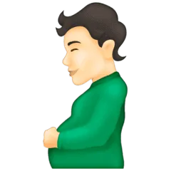 🫄🏻 Orang Hamil Warna Kulit Cerah Emojipedia