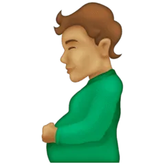 🫄🏽 Orang Hamil Warna Kulit Sedang Emojipedia