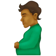 🫄🏾 Orang Hamil Warna Kulit Gelap Sedang Emojipedia
