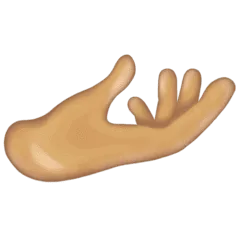 🫴🏼 Telapak Tangan Menghadap Ke Atas Warna Kulit Cerah sedang Emojipedia