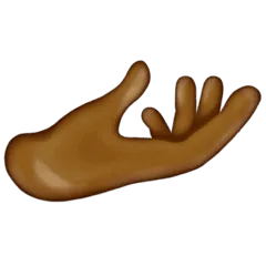 🫴🏾 Telapak Tangan Menghadap Ke Atas Warna Kulit Gelap Sedang Emojipedia