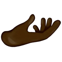 🫴🏿 Telapak Tangan Menghadap Ke Atas Warna Kulit Gelap Emojipedia