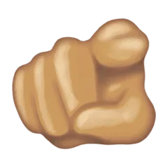 🫵🏼 Jari Telunjuk Menunjuk Penonton Warna Kulit Cerah Sedang Emojipedia