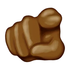 🫵🏾 Jari Telunjuk Menunjuk Penonton Warna Kulit Gelap Sedang Emojipedia