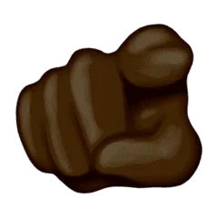 🫵🏿 Jari Telunjuk Menunjuk Penonton Warna Kulit Gelap Emojipedia