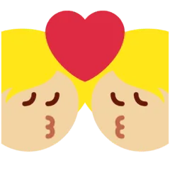 💏🏼 Berciuman Warna Kulit Cerah Sedang Twitter