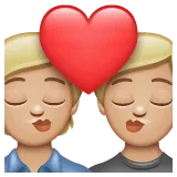 💏🏼 Berciuman Warna Kulit Cerah Sedang WhatsApp