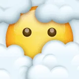 😶‍🌫️ Wajah Di Awan WhatsApp