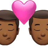 kiss man man medium dark skin tone 1f468 1f3fe 200d 2764 fe0f 200d 1f48b 200d 1f468 1f3fe 1