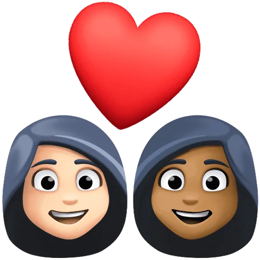👩🏻‍❤️‍👩🏾 Pasangan dengan Hati Wanita dengan Wanita Warna Kulit Cerah dengan Warna Kulit Gelap Sedang Facebook