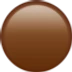🟤 Lingkaran Cokelat Apple