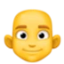 🧑‍🦲 Orang: Botak Facebook