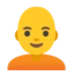 🧑‍🦲 Orang: Botak Google