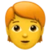 🧑‍🦰 Orang: Rambut Merah Apple