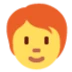 🧑‍🦰 Orang: Rambut Merah Twitter