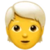 🧑‍🦳 Orang: Rambut Putih Apple