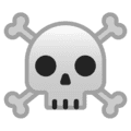 ☠️ Tengkorak dan Tulang Bersilang Google