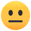 😐 Wajah Netral EmojiOne