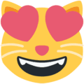 😻 Kucing Tersenyum dengan Mata Hati Twitter