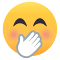 🤭 Tangan Menutupi Mulut EmojiOne