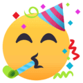 🥳 Wajah Berpesta EmojiOne