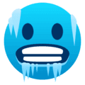 🥶 Wajah Kedinginan EmojiOne