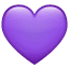 💜 Hati Ungu WhatsApp