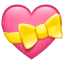 💝 Hati dengan Pita WhatsApp