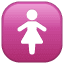 🚺 Simbol Ruang Wanita WhatsApp