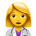 👩‍⚕️ Dokter Wanita Apple