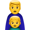 👨‍👦 Keluarga Laki Laki Anak Laki Laki Apple 1
