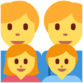 👨‍👨‍👧‍👦 Keluarga Pria Pria Anak Perempuan Anak Laki Laki Twitter 1