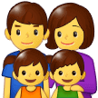 👨‍👩‍👧‍👦 Keluarga Laki Laki Perempuan Anak Perempuan Anak Laki Laki Samsung