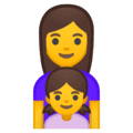 👩‍👧 Keluarga Perempuan Anak Perempuan Google