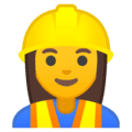 👷‍♀️ Pekerja Konstruksi Wanita Google